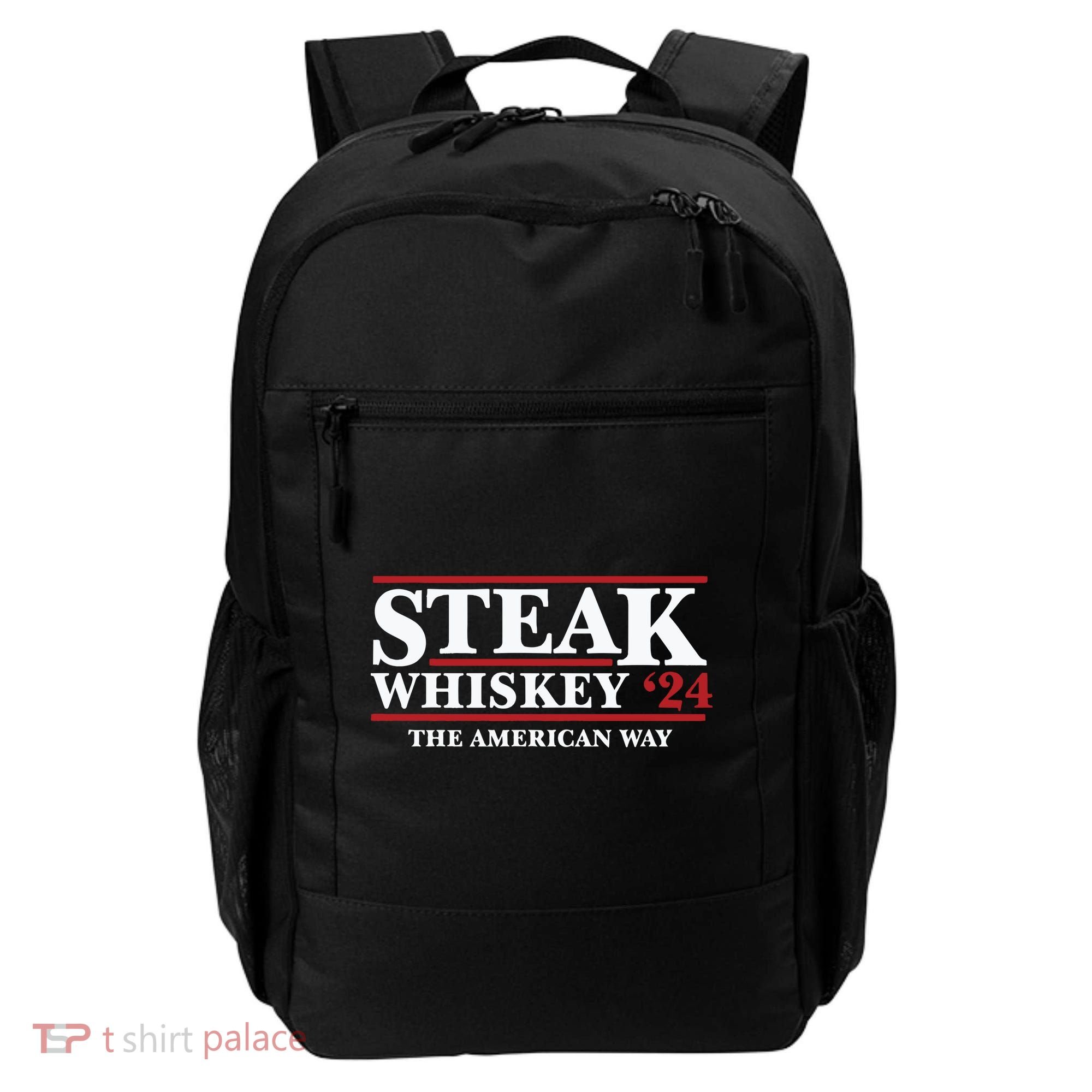 Steak Whiskey 24 The American Way Backpack