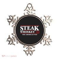 Steak Whiskey 24 The American Way Ornament thumb 0