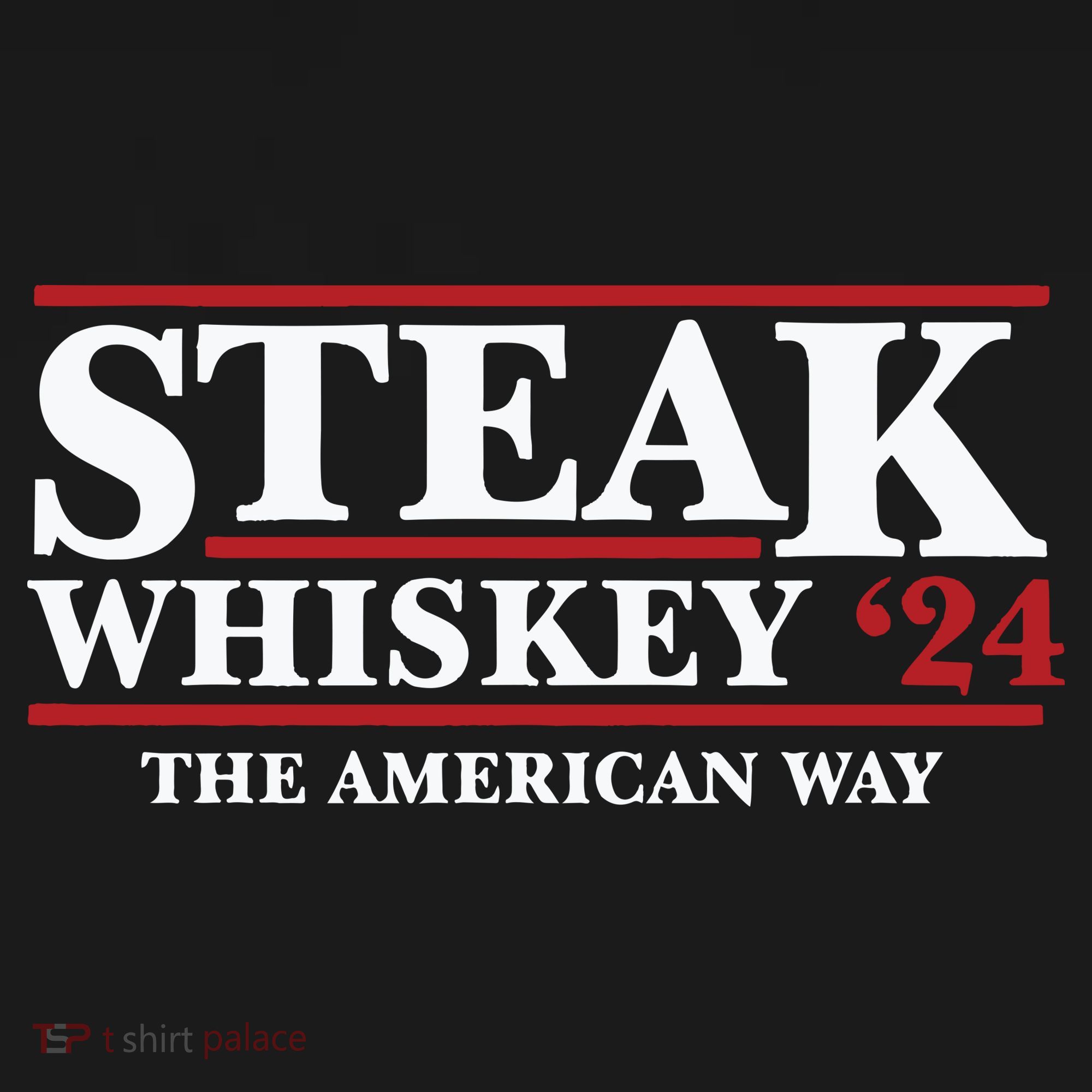 Steak Whiskey 24 The American Way Baby Bodysuit