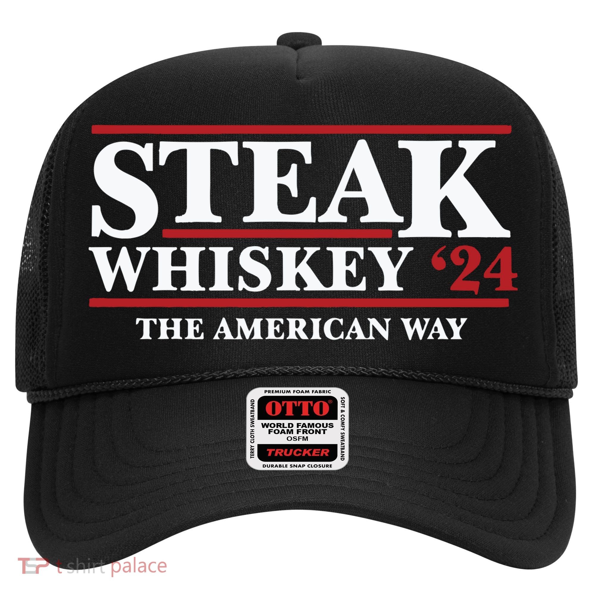 Steak Whiskey 24 The American Way Hat