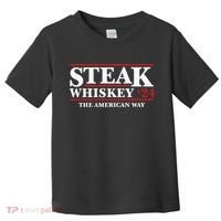 Steak Whiskey 24 The American Way Toddler T-Shirt thumb 0