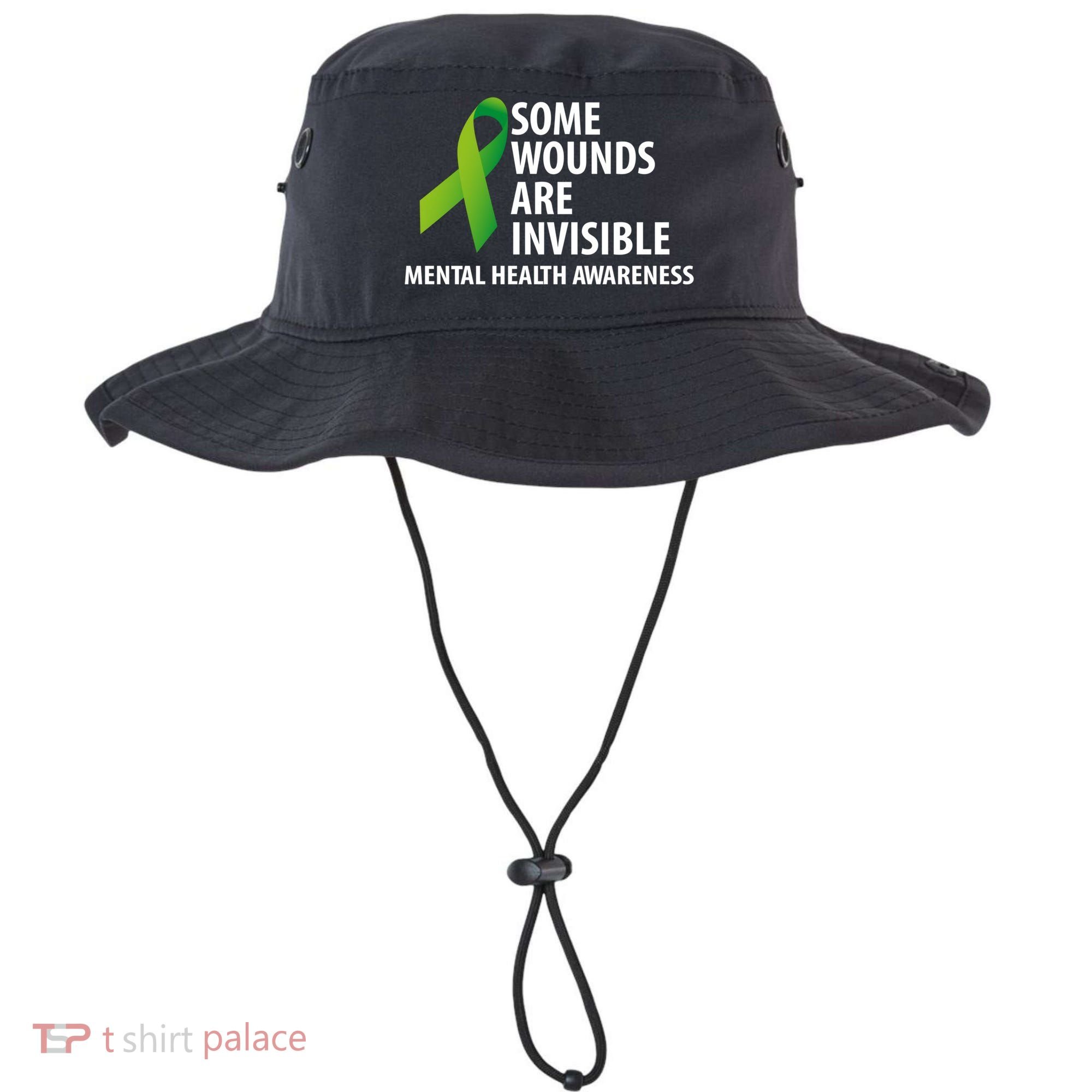 Some Wounds Are Invisible Tal Health Awareness Month Gift Bucket Hat