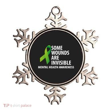 Some Wounds Are Invisible Tal Health Awareness Month Gift Ornament