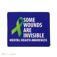 Some Wounds Are Invisible Tal Health Awareness Month Gift Mousepad thumb 0