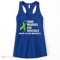 Some Wounds Are Invisible Tal Health Awareness Month Gift Women's Tank Top thumb 0