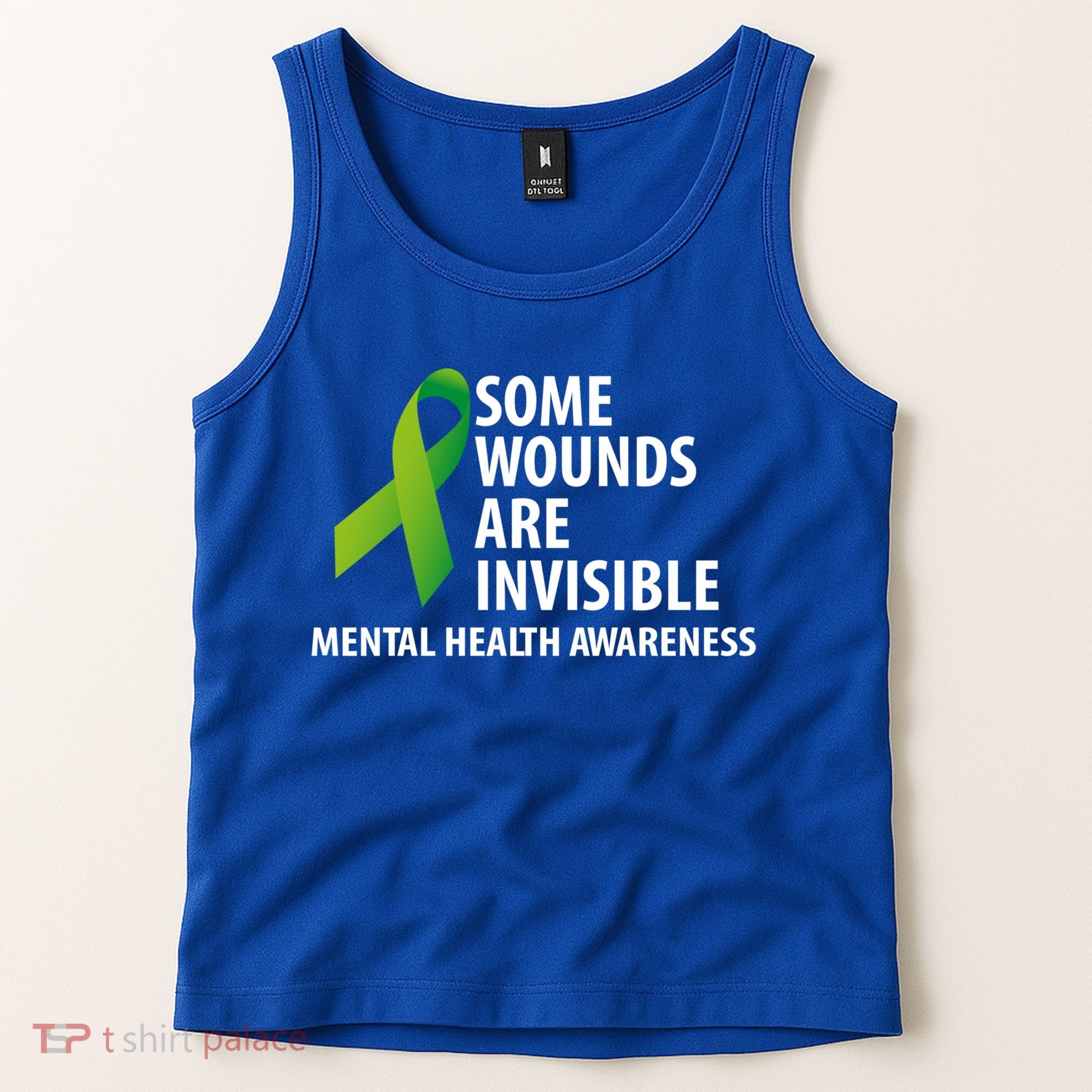 Some Wounds Are Invisible Tal Health Awareness Month Gift Tank Top