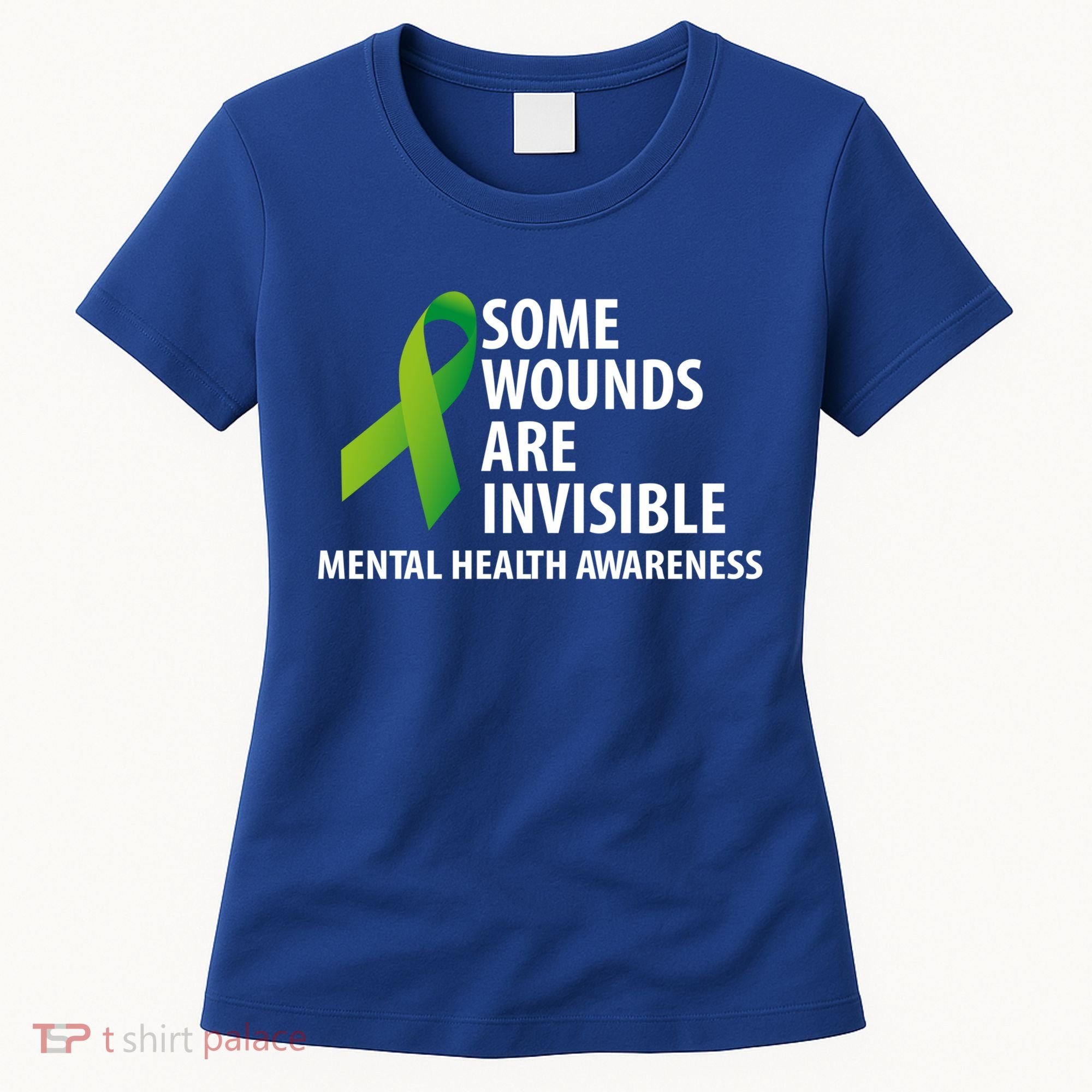 Some Wounds Are Invisible Tal Health Awareness Month Gift Women's T-Shirt