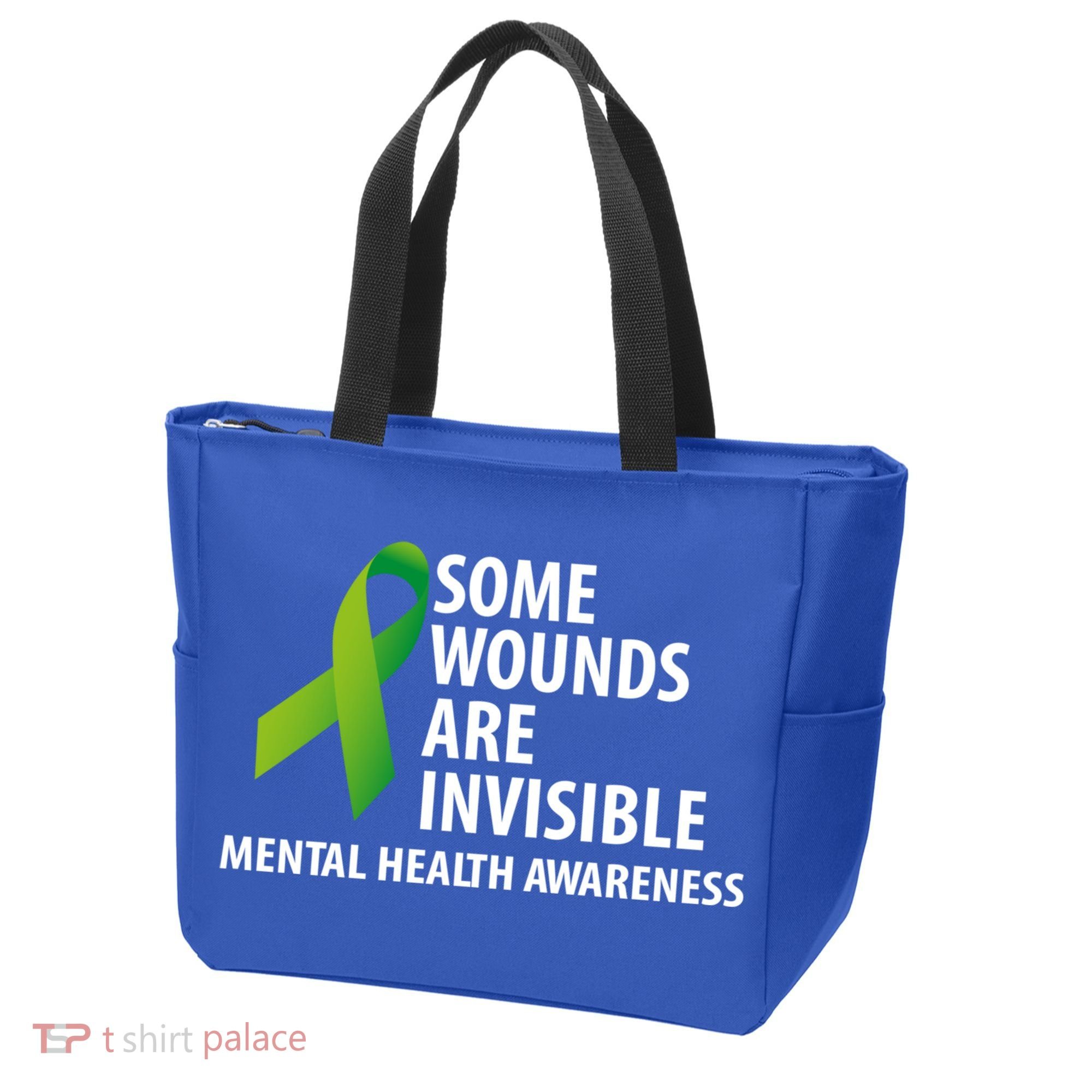 Some Wounds Are Invisible Tal Health Awareness Month Gift Tote Bag