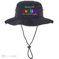 Someone With Autism Makes Me Proud Everyday Bucket Hat thumb 0