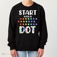 Start With A Dot Inernational Dot Day Women's Sweatshirt thumb 0