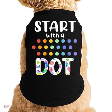 Start With A Dot Inernational Dot Day Doggie Tank