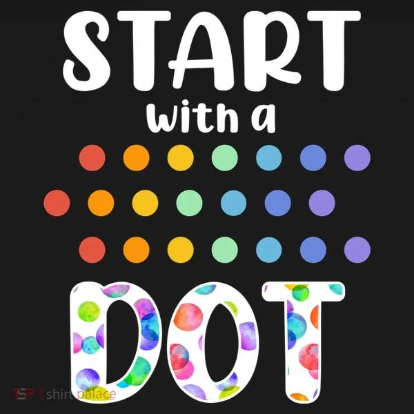 Start With A Dot Inernational Dot Day Doggie Tank
