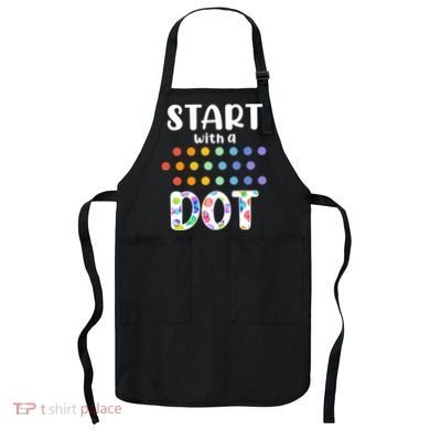 Start With A Dot Inernational Dot Day Apron