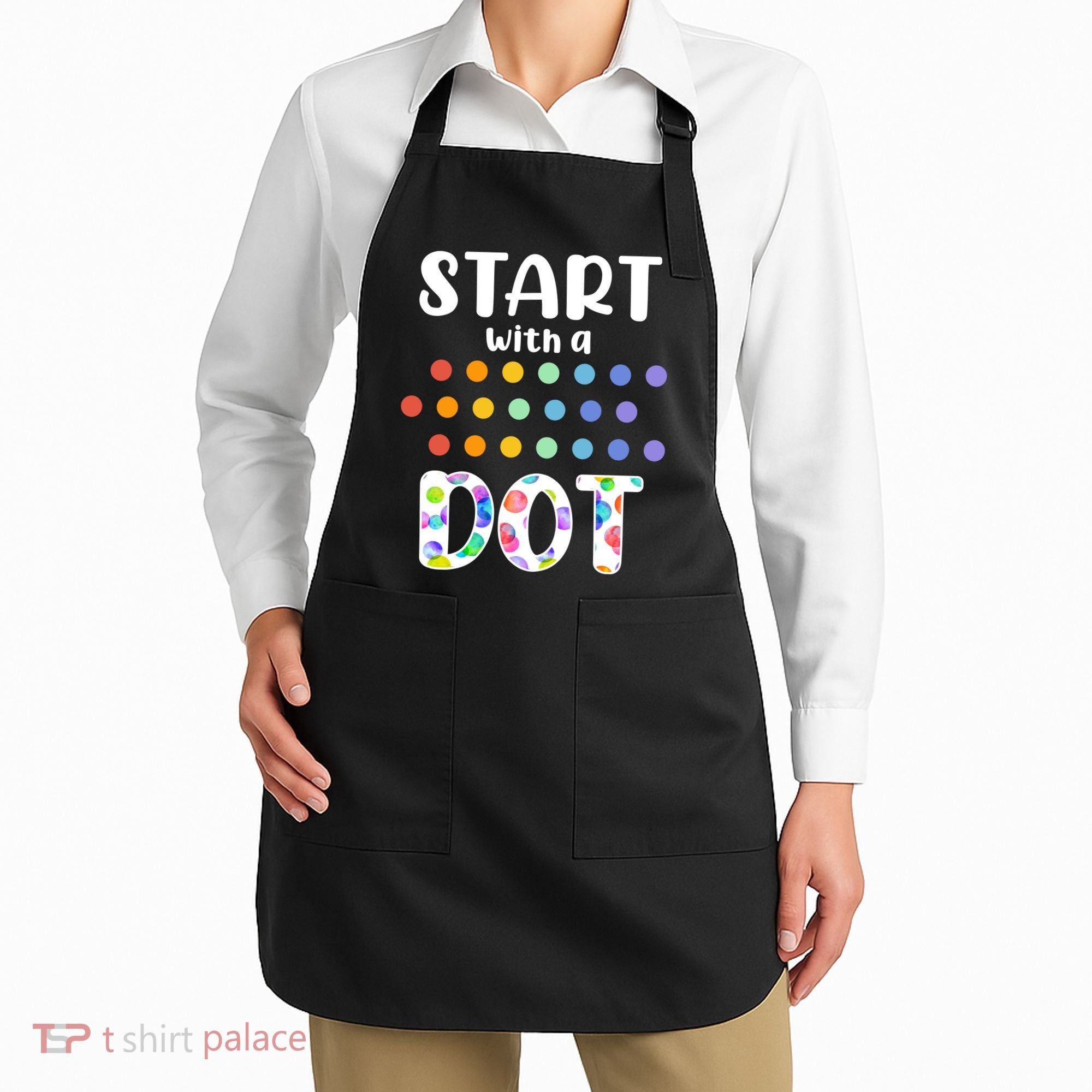 Start With A Dot Inernational Dot Day Apron