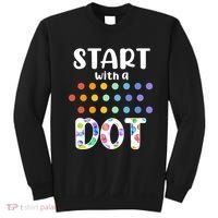 Start With A Dot Inernational Dot Day Sweatshirt thumb 0