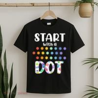 Start With A Dot Inernational Dot Day T-Shirt thumb 2