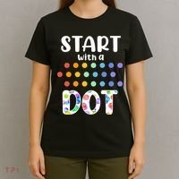 Start With A Dot Inernational Dot Day T-Shirt thumb 4