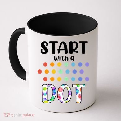 Start With A Dot Inernational Dot Day Coffee Mug