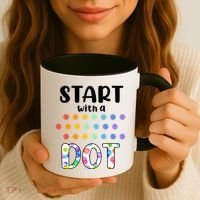 Start With A Dot Inernational Dot Day Coffee Mug thumb 3