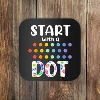 Start With A Dot Inernational Dot Day Coaster thumb 0