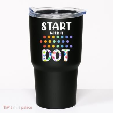 Start With A Dot Inernational Dot Day Tumbler
