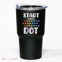 Start With A Dot Inernational Dot Day Tumbler thumb 0