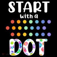 Start With A Dot Inernational Dot Day Ornament thumb 1