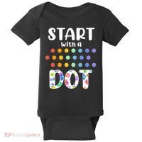 Start With A Dot Inernational Dot Day Baby Bodysuit thumb 0