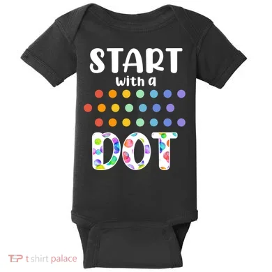 Start With A Dot Inernational Dot Day Baby Bodysuit