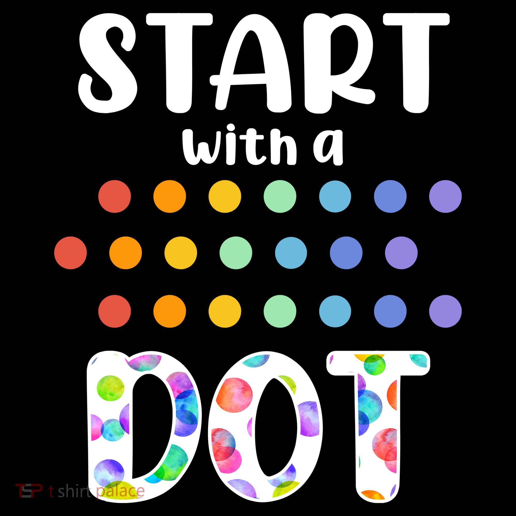 Start With A Dot Inernational Dot Day Toddler Hoodie
