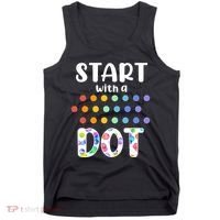 Start With A Dot Inernational Dot Day Tank Top thumb 0