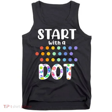 Start With A Dot Inernational Dot Day Tank Top