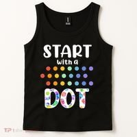 Start With A Dot Inernational Dot Day Tank Top thumb 2