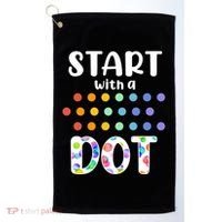 Start With A Dot Inernational Dot Day Golf Towel thumb 0