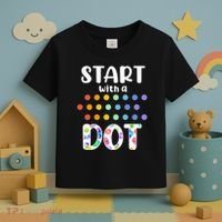 Start With A Dot Inernational Dot Day Toddler T-Shirt thumb 3