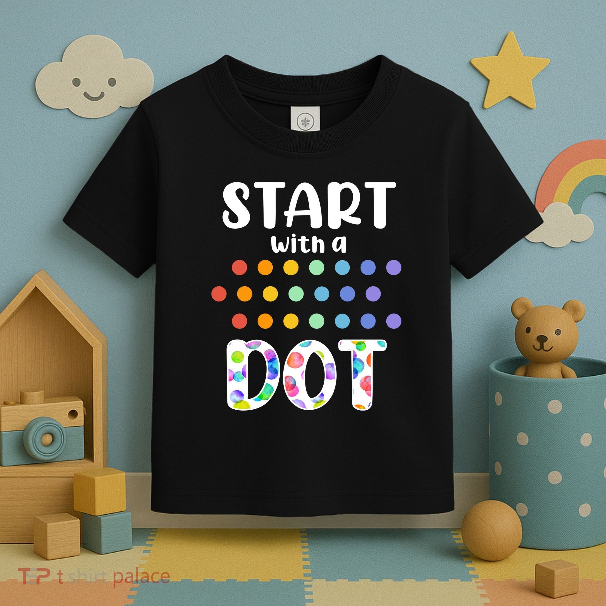 Start With A Dot Inernational Dot Day Toddler T-Shirt