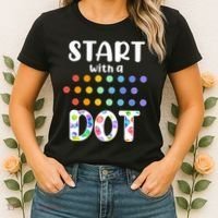 Start With A Dot Inernational Dot Day Women's T-Shirt thumb 2