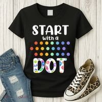 Start With A Dot Inernational Dot Day Women's T-Shirt thumb 3
