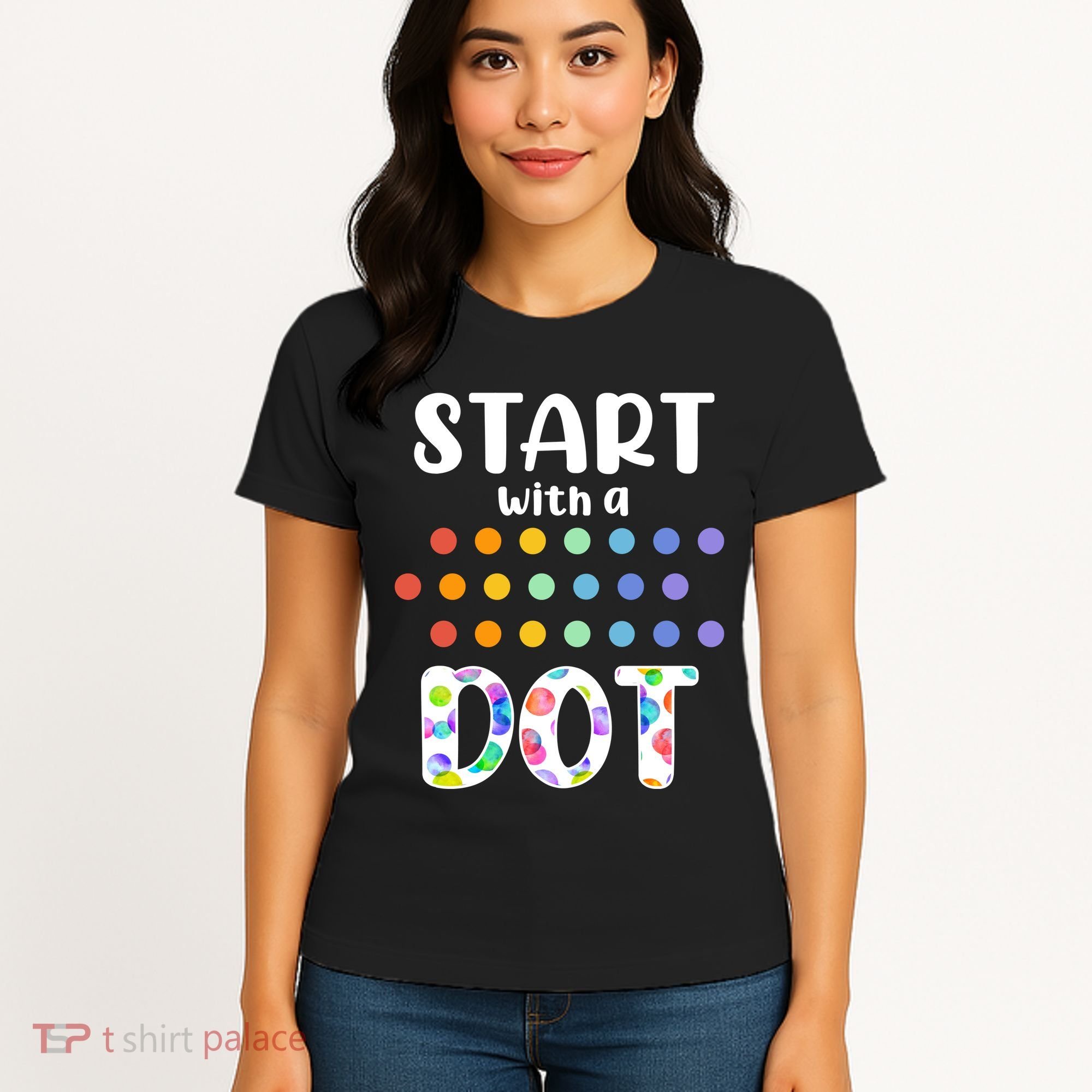 Start With A Dot Inernational Dot Day Women's T-Shirt