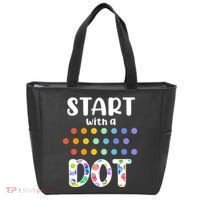 Start With A Dot Inernational Dot Day Tote Bag thumb 0