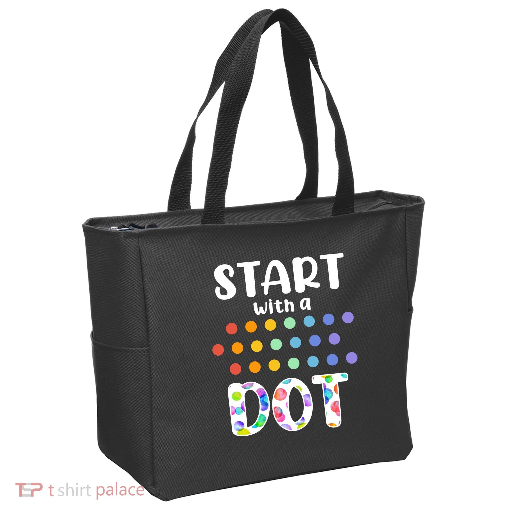 Start With A Dot Inernational Dot Day Tote Bag