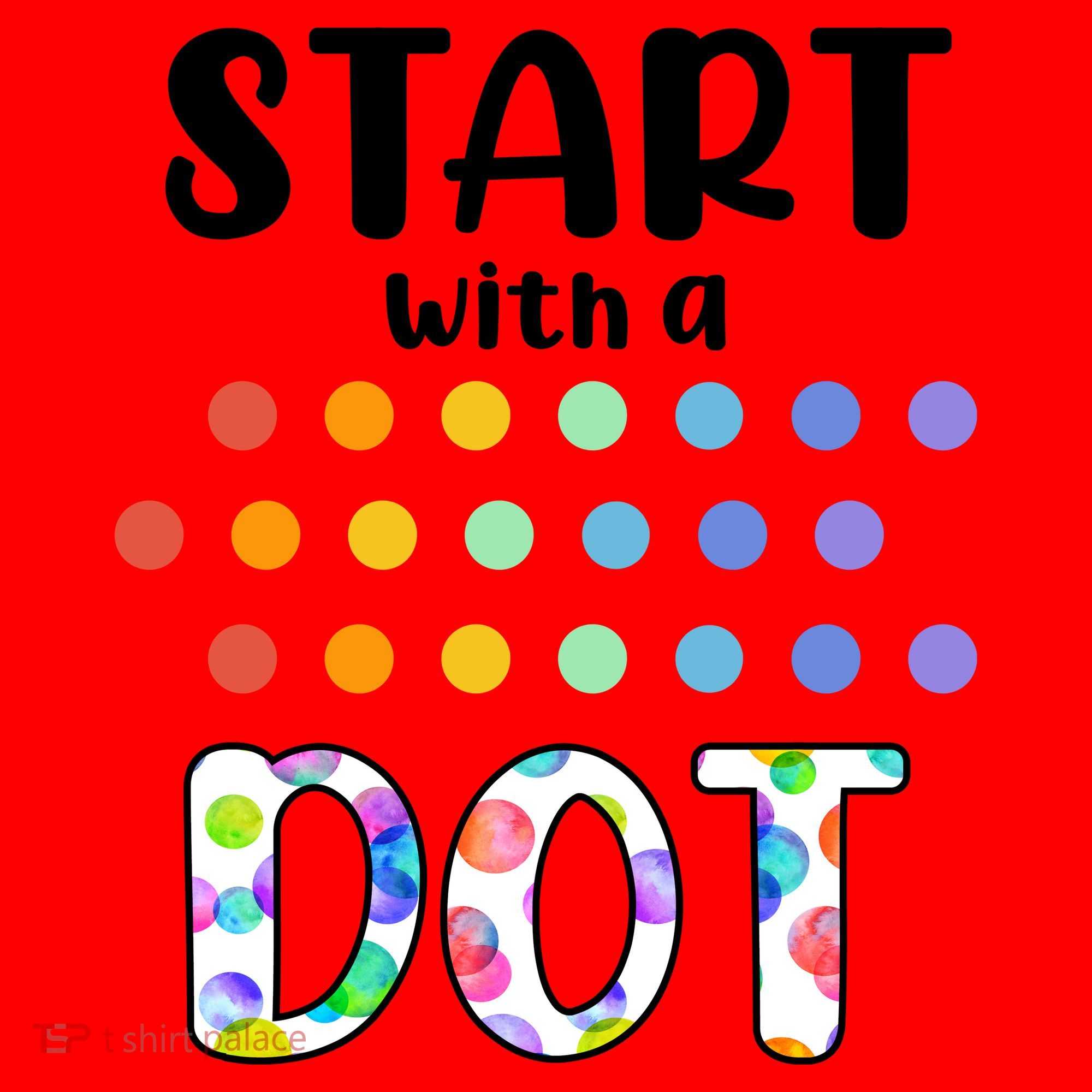 Start With A Dot Inernational Dot Day Santa Hat