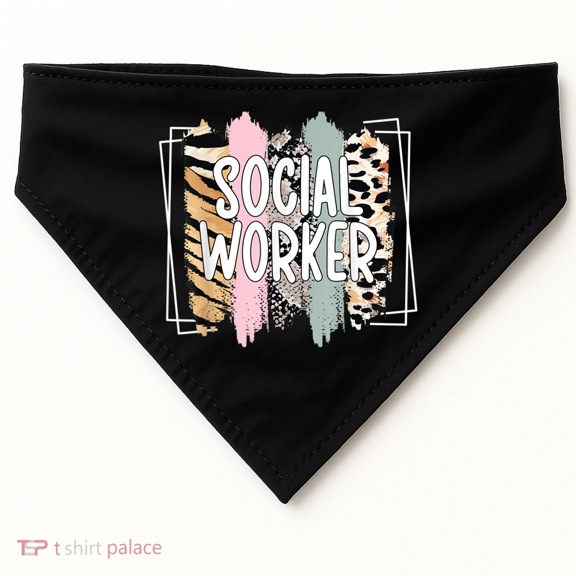 Social Worker Appreciation Social Work Month USA-Made Doggie Bandana