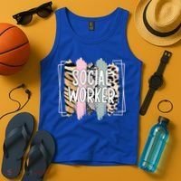 Social Worker Appreciation Social Work Month Tank Top thumb 4