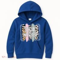 Social Worker Appreciation Social Work Month Kids Hoodie thumb 0