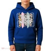 Social Worker Appreciation Social Work Month Kids Hoodie thumb 4