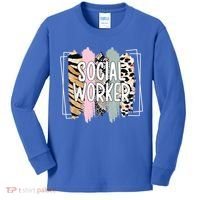 Social Worker Appreciation Social Work Month Kids Long Sleeve Shirt thumb 0