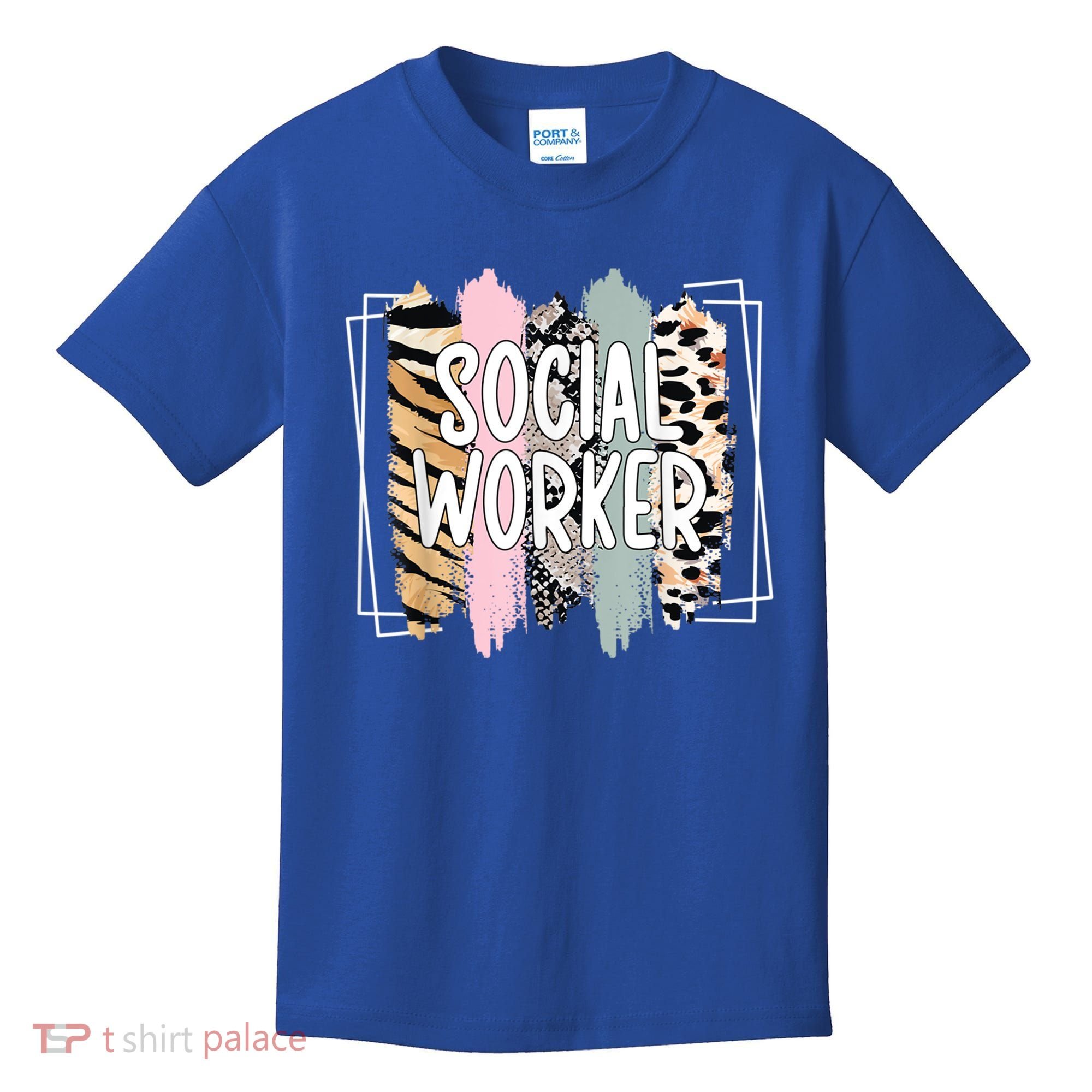 Social Worker Appreciation Social Work Month Kids T-Shirt