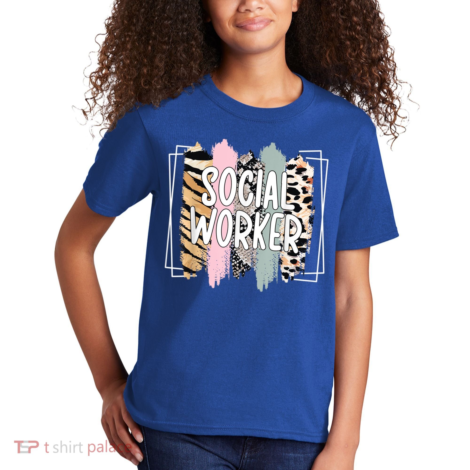 Social Worker Appreciation Social Work Month Kids T-Shirt