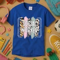 Social Worker Appreciation Social Work Month Kids T-Shirt thumb 3